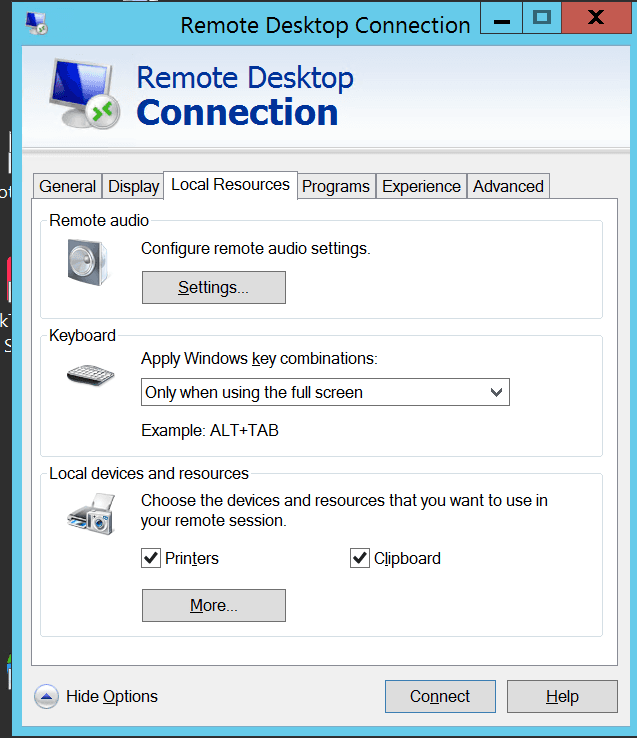 sử dụng dữ liệu từ máy tính thật khi dùng VPS