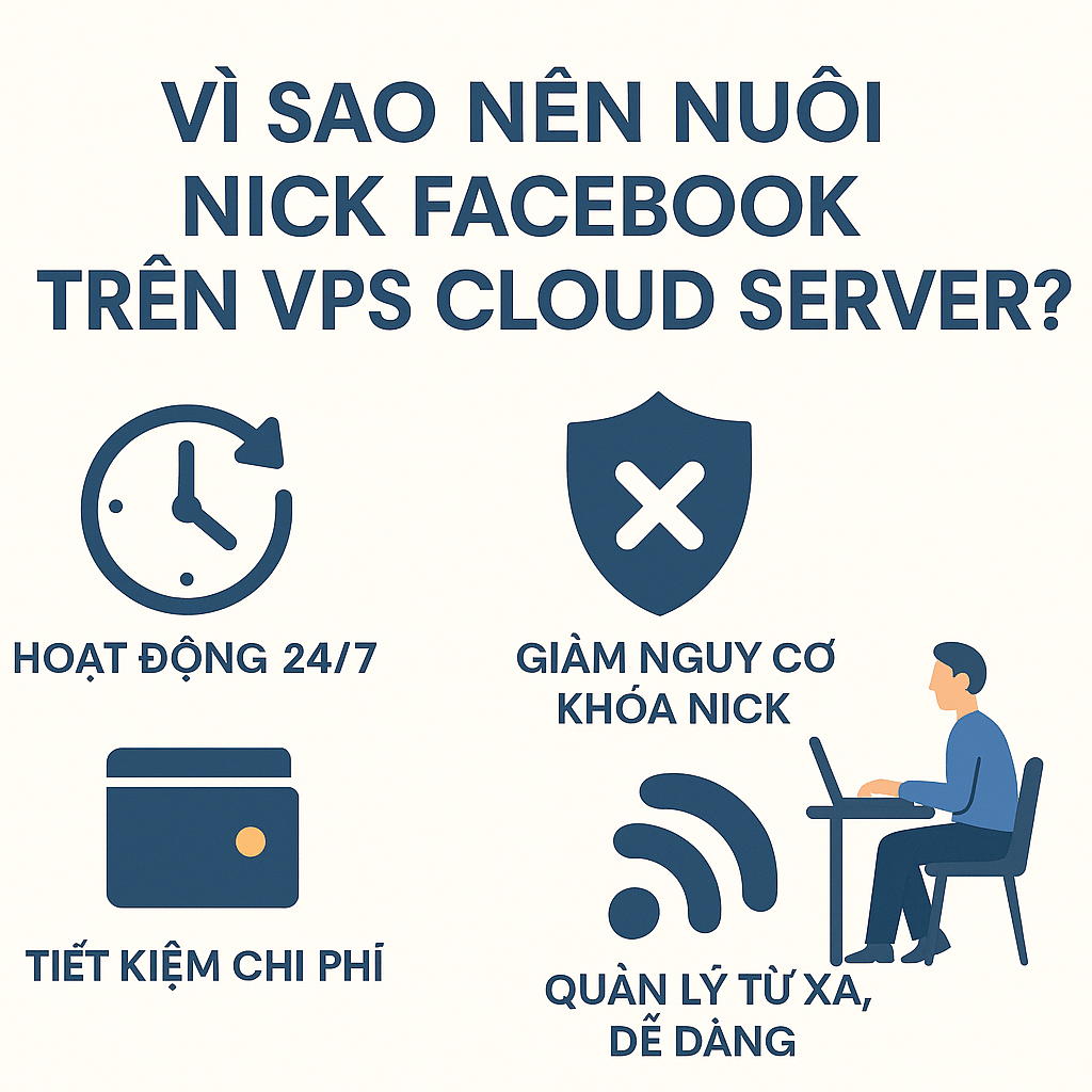 Vì Sao Nên Nuôi Nick Facebook Trên VPS Vì Sao Nên Nuôi Nick Facebook Trên VPS