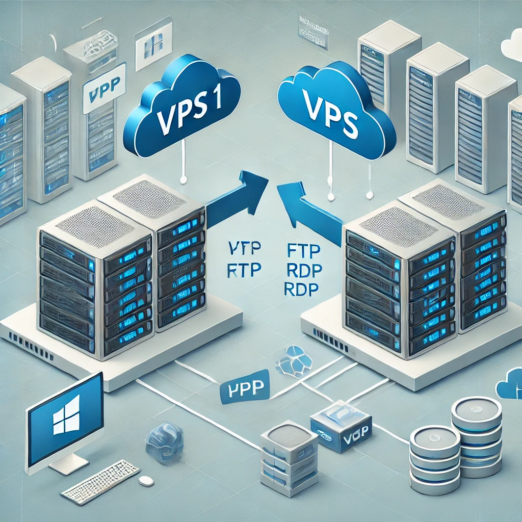 Hướng dẫn Cách chuyển dữ liệu giữa 2 VPS Windows Hướng dẫn Cách chuyển dữ liệu giữa 2 VPS Windows